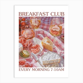 Breakfast Club Cheese And Charcuterie Board 4 Art Print