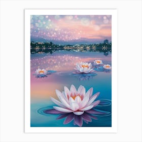 Lotus Flower 1 Art Print