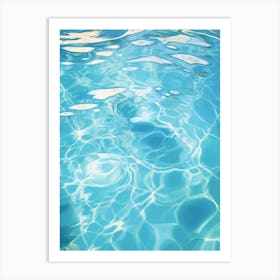 Water Ripples In The Pool Art Print