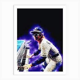 Spirit Of Elton John Art Print