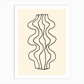 Wavy Vase Art Print