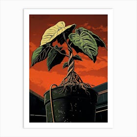 Plant In A Pot 1 Art Print