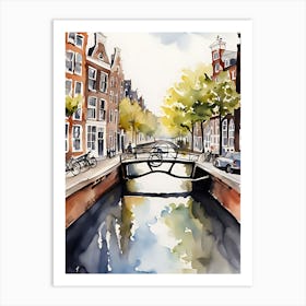 Amsterdam Canal Art Print