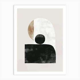 Canvas Of Calm Minimalist Style Art Print