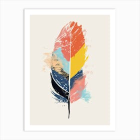 Radiant Layers Of Modernist Reflections Mid Century Style Art Print