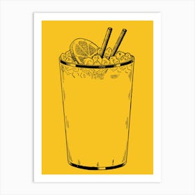 Cocktail In A Glass Art Print