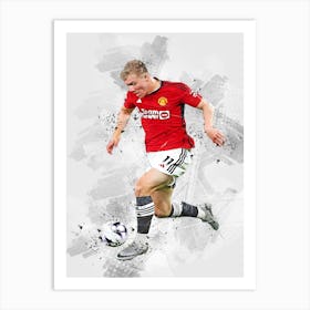 Rasmus Hojlund Manchester Art Print