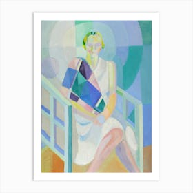 Portrait de Madame Heim by Robert Delaunay (1926-1927) Art Print