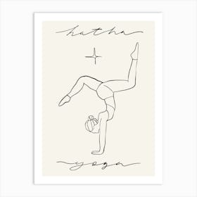 Yoga Pose 2 Art Print