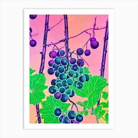 Blackberry 2 Fruit Art Print
