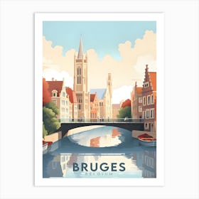 Bruges Belgium Travel Art Print