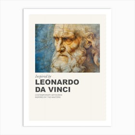 Museum Poster Inspired By Leonardo Da Vinci 1 Art Print