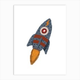 Rocket Art Print