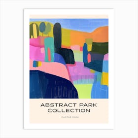 Abstract Park Collection Poster Castle Park Bristol 2 Art Print