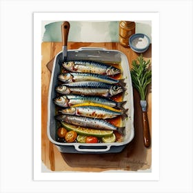 Sardines 12 Art Print