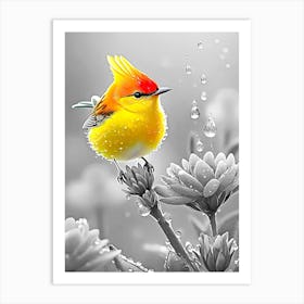 Yellow Bird 1 Art Print