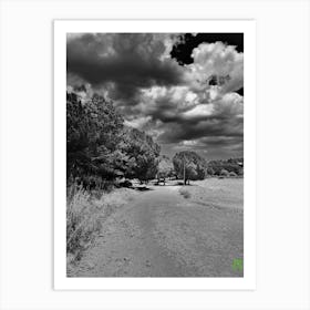 Black And White Road 20170708 1246pub Art Print