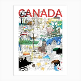 Canada! Art Print