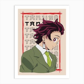 Demon Slayer Anime Poster 16 Art Print