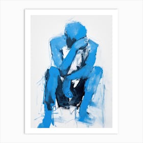 'Blue' 1 Art Print