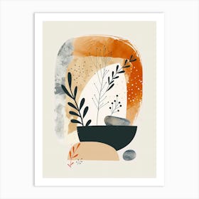 Abstract fern Art Print