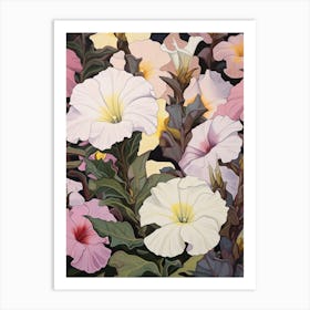 Petunia 1 Flower Painting Art Print