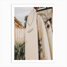 Surfboard Collection Art Print