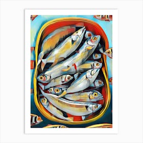 Sardines In A Box Cool Art Print