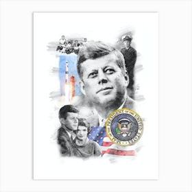 John F. Kennedy Art Print