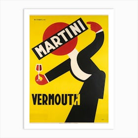 Vintage Martini Vermouth Art Print