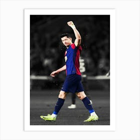 Robert Lewandowski 3 Art Print