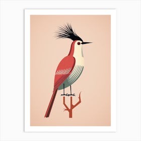 Minimalist Roadrunner 2 Illustration Art Print