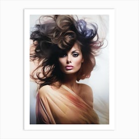 Color Photograph Of Sophia Loren Art Print