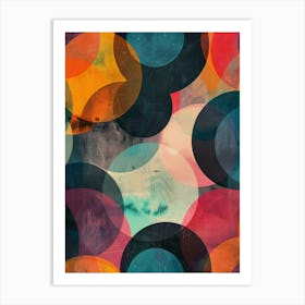 Abstract Circles 39 Art Print