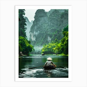 Luong River In Vietnam Art Print