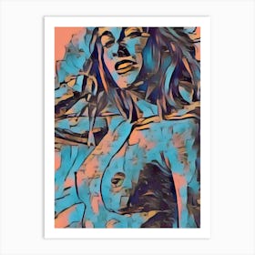 Nude Woman 12 Art Print