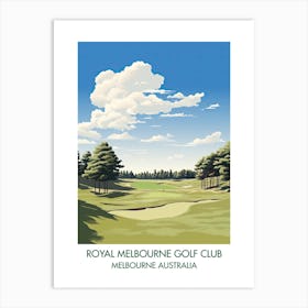Royal Melbourne Golf Club (West Course)   Melbourne Australia 4 Art Print