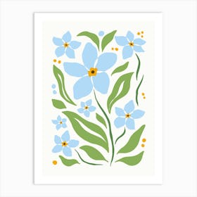 Forget Me Not Art Print