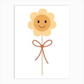 Happy Flower Art Print