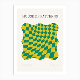 Checkered Pattern Poster 38 Art Print