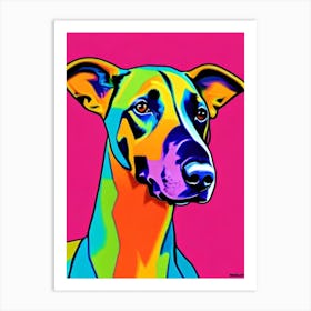 Doberman Pinscher Andy Warhol Style Dog Art Print