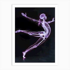 Skeleton Dancer Art Print