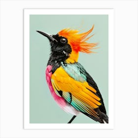 Colorful Bird 4 Art Print