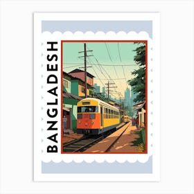 Bangladesh 2 Travel Stamp Poster Art Print