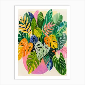 Tropical Leaves 150 Art Print