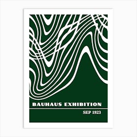 Bauhaus Green Exhibition 27 Art Print