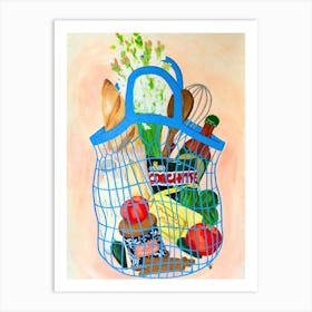 Food Shopping Art Print
