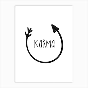 Karma Art Print