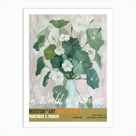 A World Of Flowers, Van Gogh Exhibition Nasturtium 2 Art Print