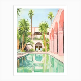 Pink Pool 1 Art Print